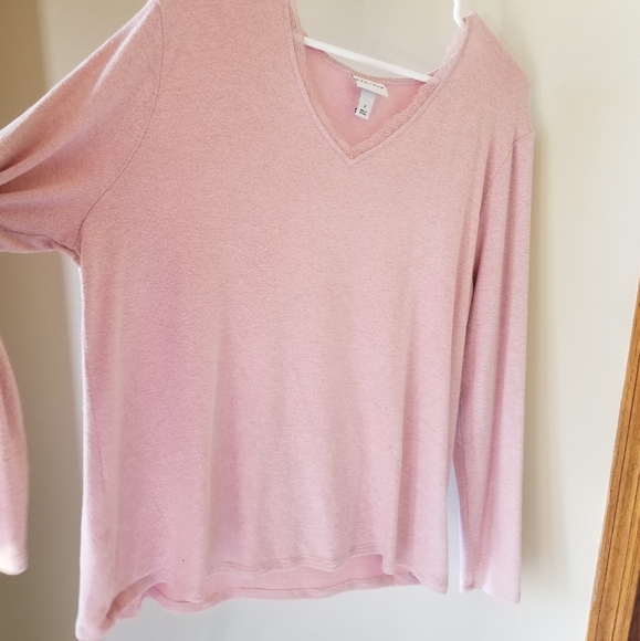 Ava & Viv pink long sleeve pullover, NWOT - Picture 6 of 7